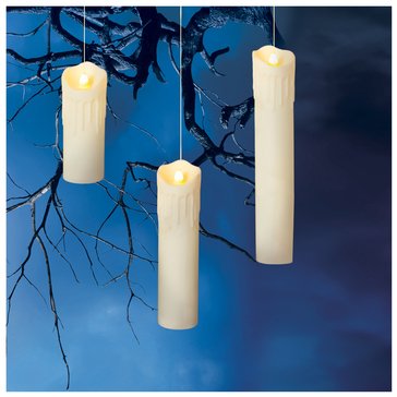 Gerson Lighted Halloween Hanging Candles