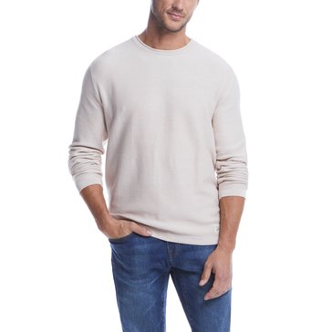 Weatherproof Men's Twill Stonewashed Sweater