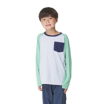 Liberty & Valor Big Boys' Triple Colorblock Raglan Long Sleeve