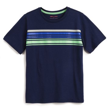 Liberty & Valor Toddler Boys' Chest Stripe Tee Short Sleeve