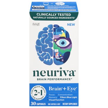 Schiff Nutrition Neuriva Brain Performance Brain and Eye Capsules