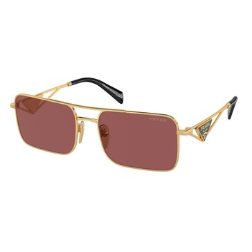 Prada Women's 0PR A52S Rectangle Non-Polarized Sunglasses
