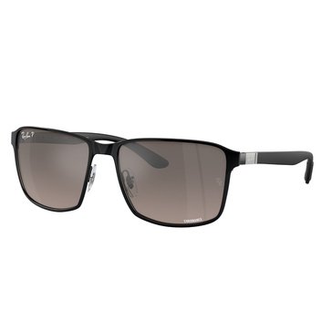 Ray-Ban Unisex 0RB3721CH Square Polarized Sunglasses