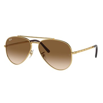 Ray-Ban Unisex 0RB3625 New Aviator Non-Polarized Sunglasses