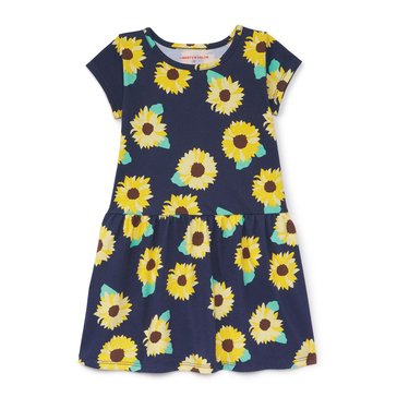 Liberty & Valor Toddler Girls' Big Sunflower Dress