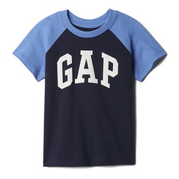 Gap Toddler Boys' Short Sleeve Logo Raglan Shirt