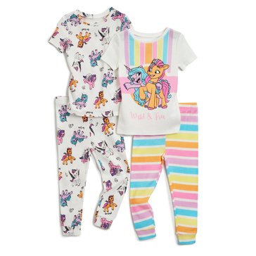 My Little Pony Toddler Girls' 4-Piece Pajama Sets