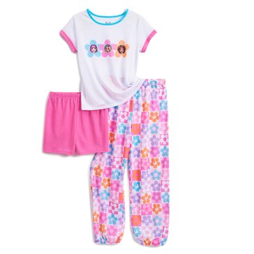 Barbie Big Girls' Pajama Sets 4-Piece