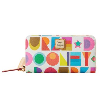 Dooney & Bourke Large Zip Around Wristlet