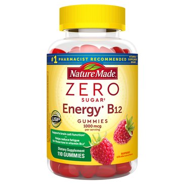 Nature Made Zero Sugar Energy Vitamin B12 1000mcg