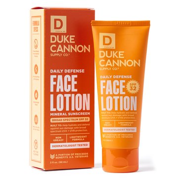 Duke Cannon Daily Defense Face Lotion SPF 32 3oz