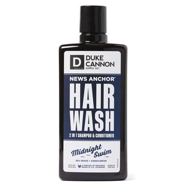 Duke Cannon Midnight Swim News Anchor 2-in-1 Hair Wash