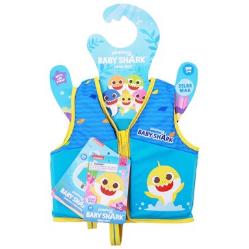 Baby Shark Swim Vest With Secure Strap