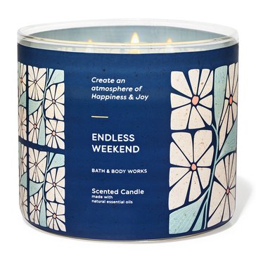Bath & Body Works Soulcation Affirmations Endless Weekend 3-Wick Candle