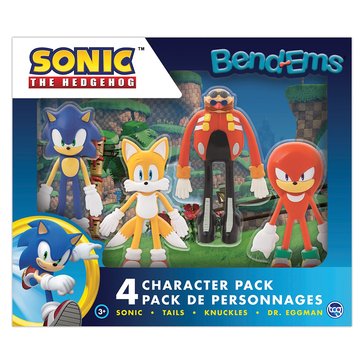 Sonic The Hedgehog Bend-Ems  4 Character Pack