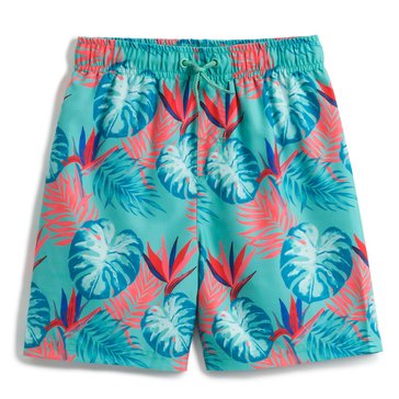 Liberty & Valor Big Boys' Matching Printed Boardshorts