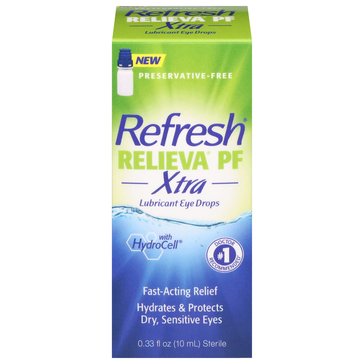 REFRESH Relieva Preservative Free Xtra Lubricant Eye Drops