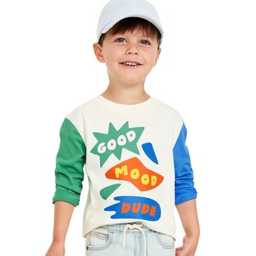 Old Navy Toddler Boys' Long Sleeve Oversized Tee