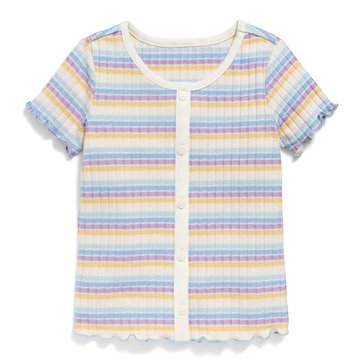 Old Navy Toddler Girls' Stripe Button Through Tee