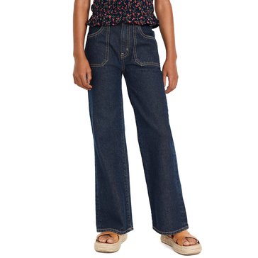 Old Navy Big Girls' Indigo Baggy Wide Leg Jeans