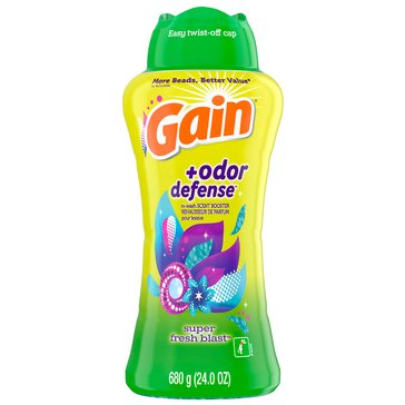 Gain Plus Odor Defense Fireworks Scent Boosters, Super Fresh Blast