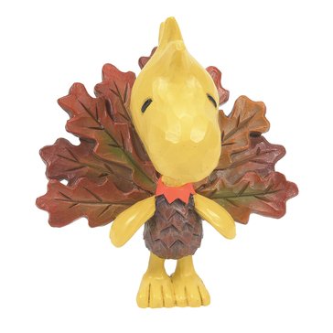 Jim Shore Peanuts Woodstock Turkey Mini Figurine