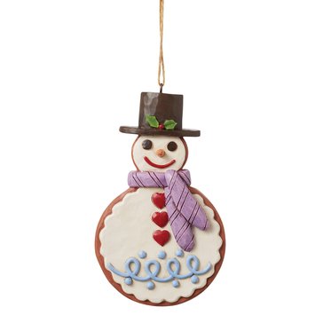 Jim Shore Gingerbread Snowman Ornament