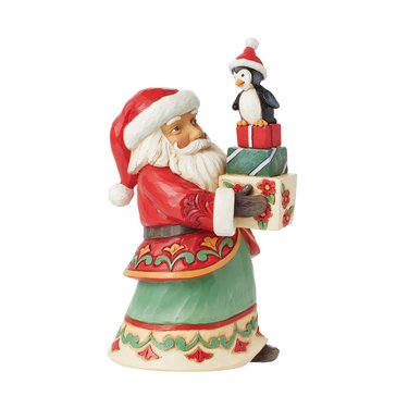 Jim Shore Pint Santa with Presents Figurine