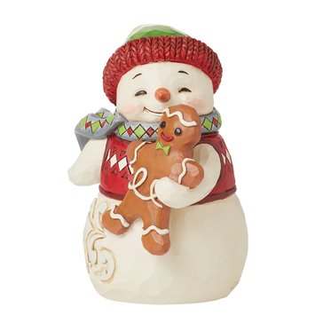 Jim Shore Mini Snowman Gingerbread Figurine