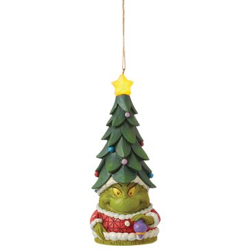 Jim Shore Grinch Gnome with Tree Hat Ornament