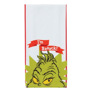 Dept 56 Grinch Home Grinch Im Back Tea Towel