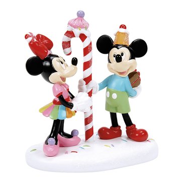 Dept 56 Villages Disney Village Mickey and Minnie Share A Treat