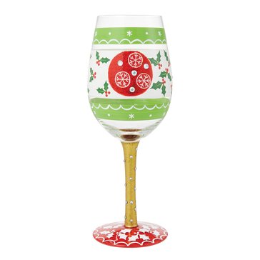 Lolita In Full Cheer Wine Glass