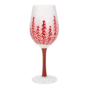 Lolita Christmas in Rouge Wine Glass