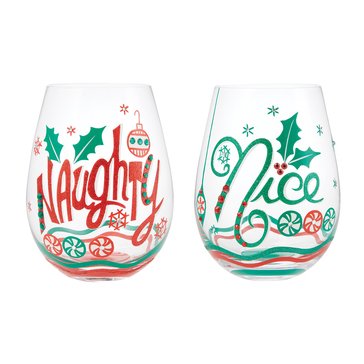 Lolita Naughty and Nice Stemless Set