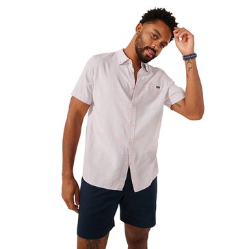 Chubbies Men's The Malted Milk Slub Poplin Friday Short Sleeve Shirt