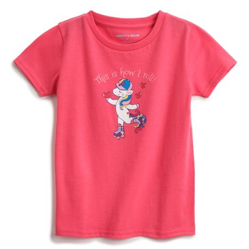 Liberty & Valor Little Girls' Graphic Tee