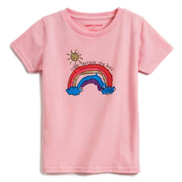 Liberty & Valor Little Girls' Graphic Tee