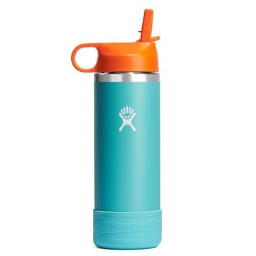 Hydro Flask Kids Wide Mouth Straw Cap and Boot, 18oz