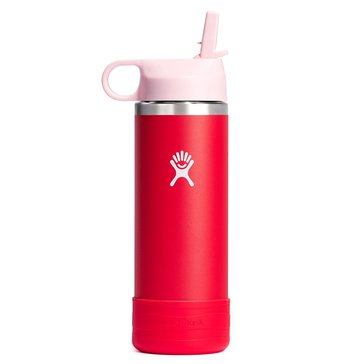 Hydro Flask Kids Wide Mouth Straw Cap and Boot, 18oz