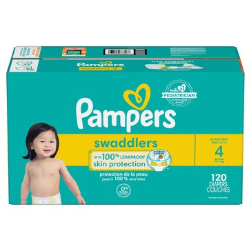 Pampers Swaddlers Diapers - Enormous Pack, 120-Count