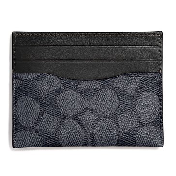 Coach Flat Card Case Signature