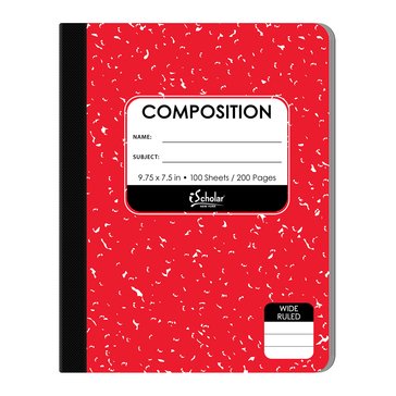 Ischolar Composition Notebook Assorted