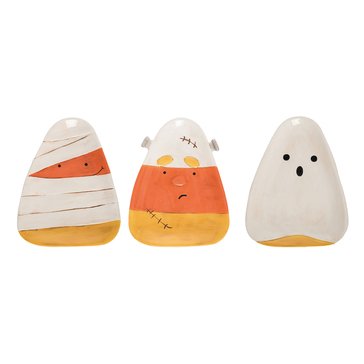 Transpac Costumed Candy Corn Plates