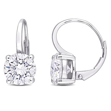 Sofia B. 3 3/4 cttw Moissanite Leverback Earrings