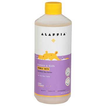 Alaffia Babies and Kids Bubble Bath, Lemon Lavander