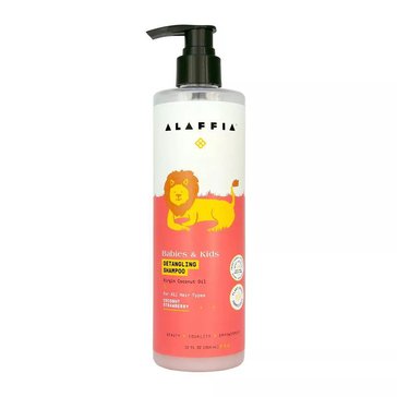 Alaffia Babies and Kids Detangling Shampoo, Coconut Strawberry