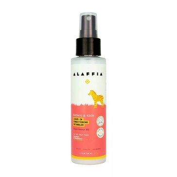 Alaffia Babies and Kids Leave-in Conditioning Detangler Spray, Coconut Strawberry