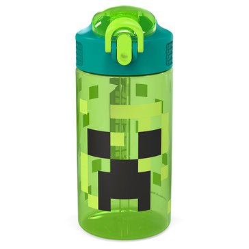 Zak Designs Minecraft Park Straw Bottle