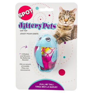 SPOT Plush Jitter Fish Cat Toy Assorted